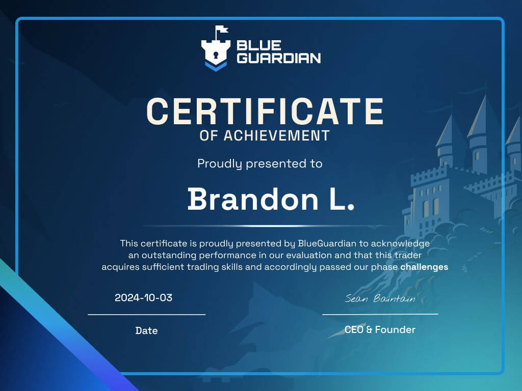 Brandon Certified & Funded Brandon Certified & Funded Blue Guardian